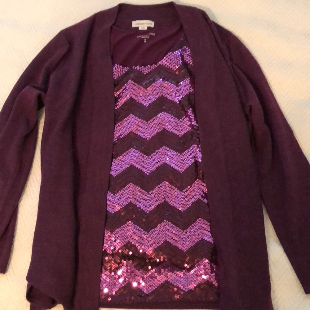 Coldwater Creek sweater set 1x 18